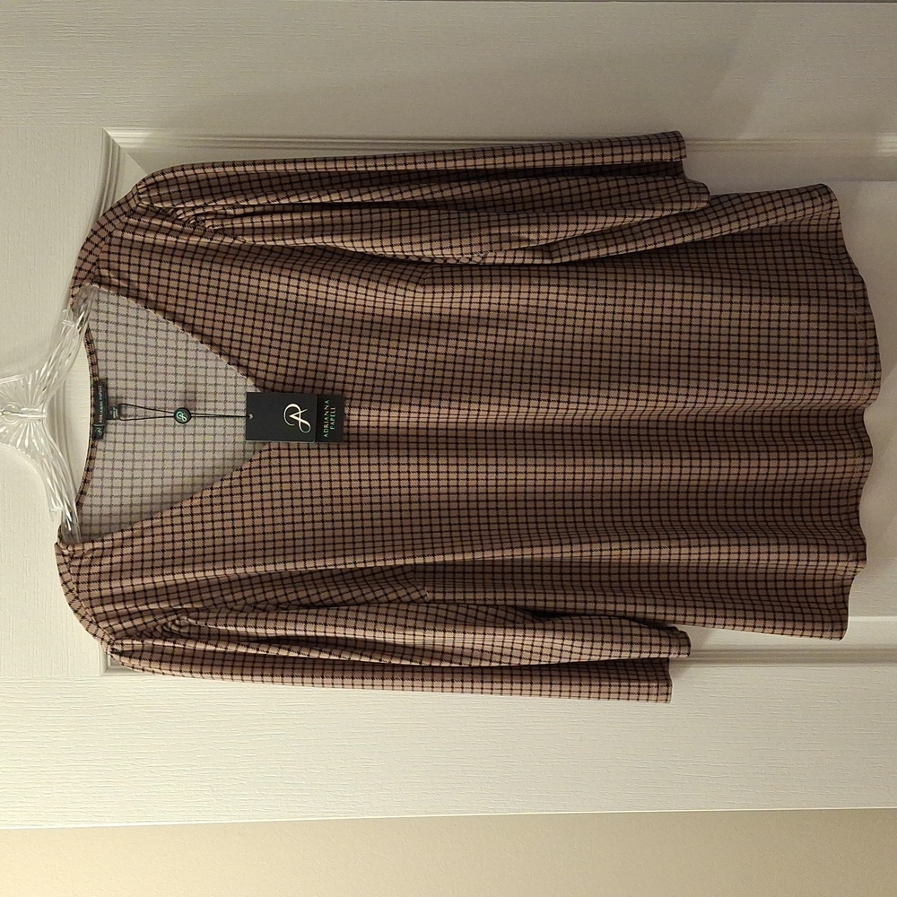 Adrianna Papell Women's V-Neck Top 1X